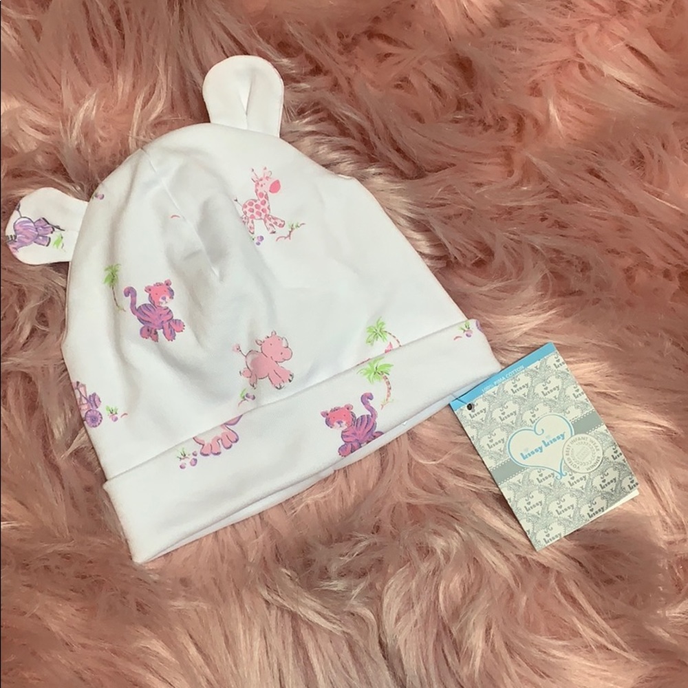 NWT - Kissy Kissy - Jungle Jibes in Pink - Hat